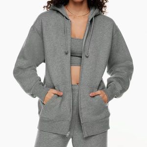 TNA Cozy Fleece Boyfriend Zip Hoodie
